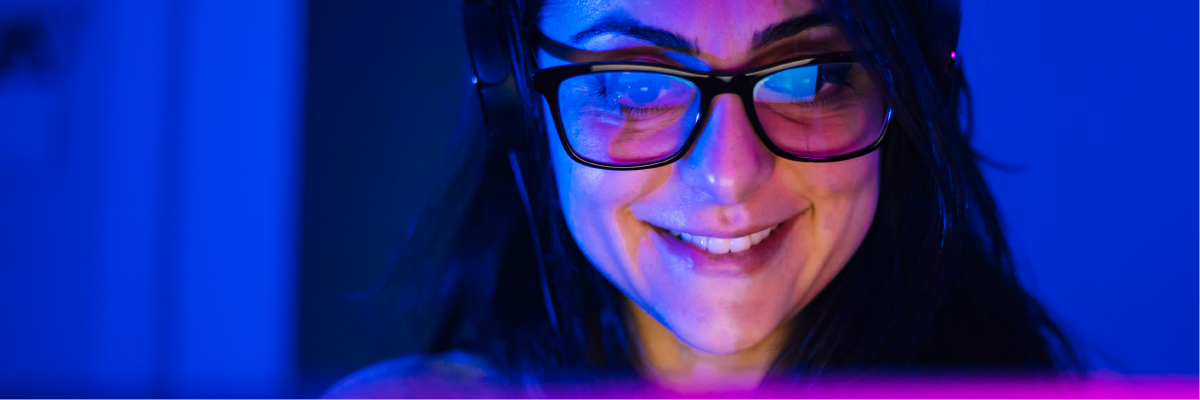 Efeito da Luz Azul emitida pelo computador - Lentes Fhocus Gamer a proteção ocular da nova geração